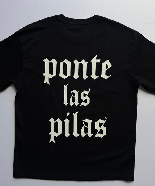ponte las pilas "LETRA PESADA" shirt