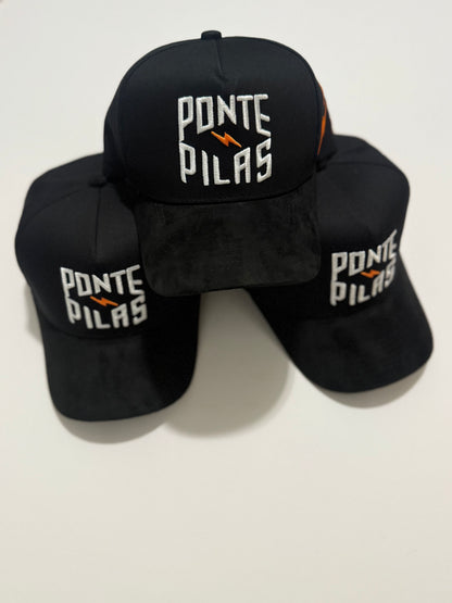 Ponte Pilas ⚡ Classic Black Snapback