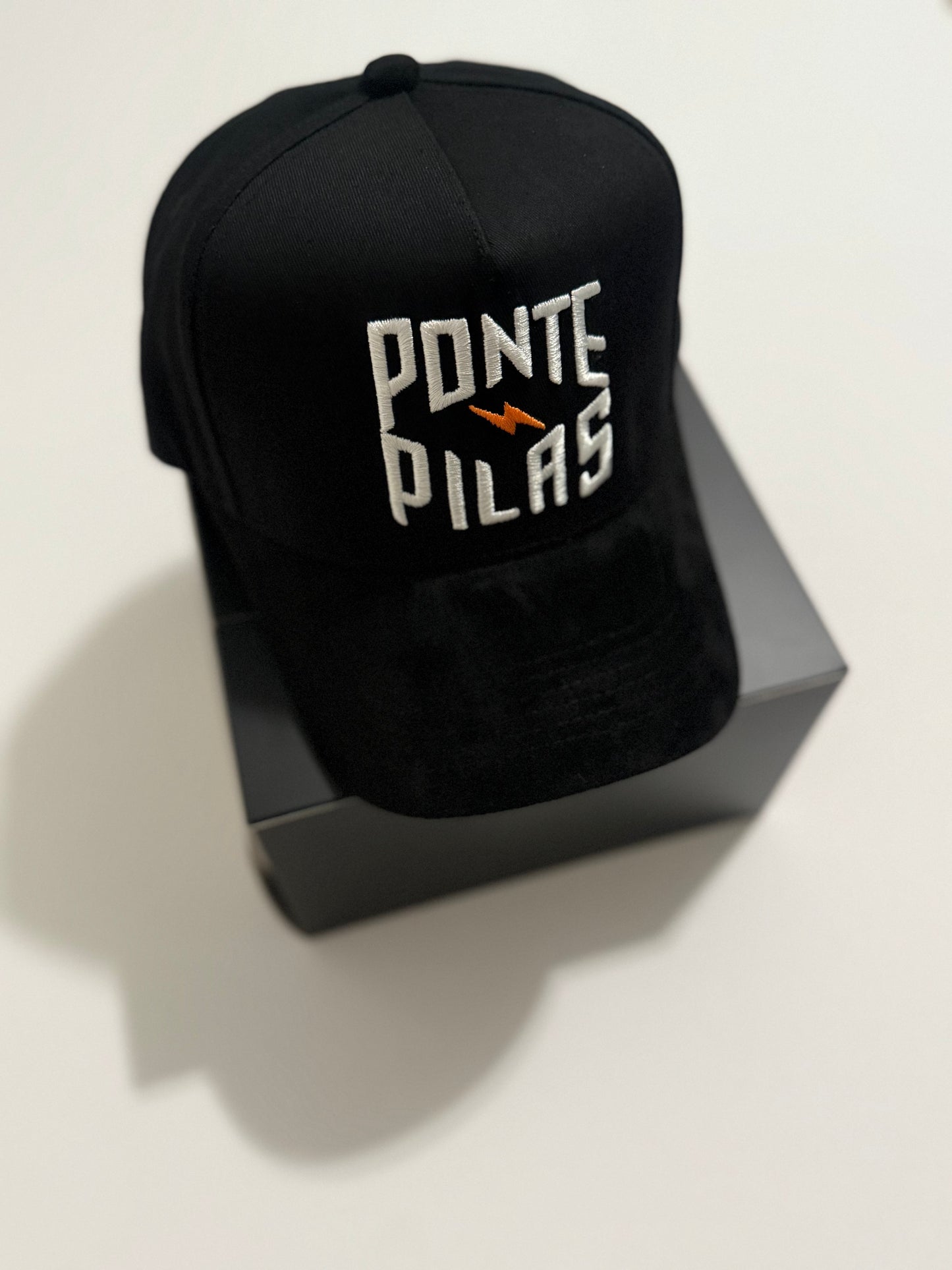 Ponte Pilas ⚡ Classic Black Snapback