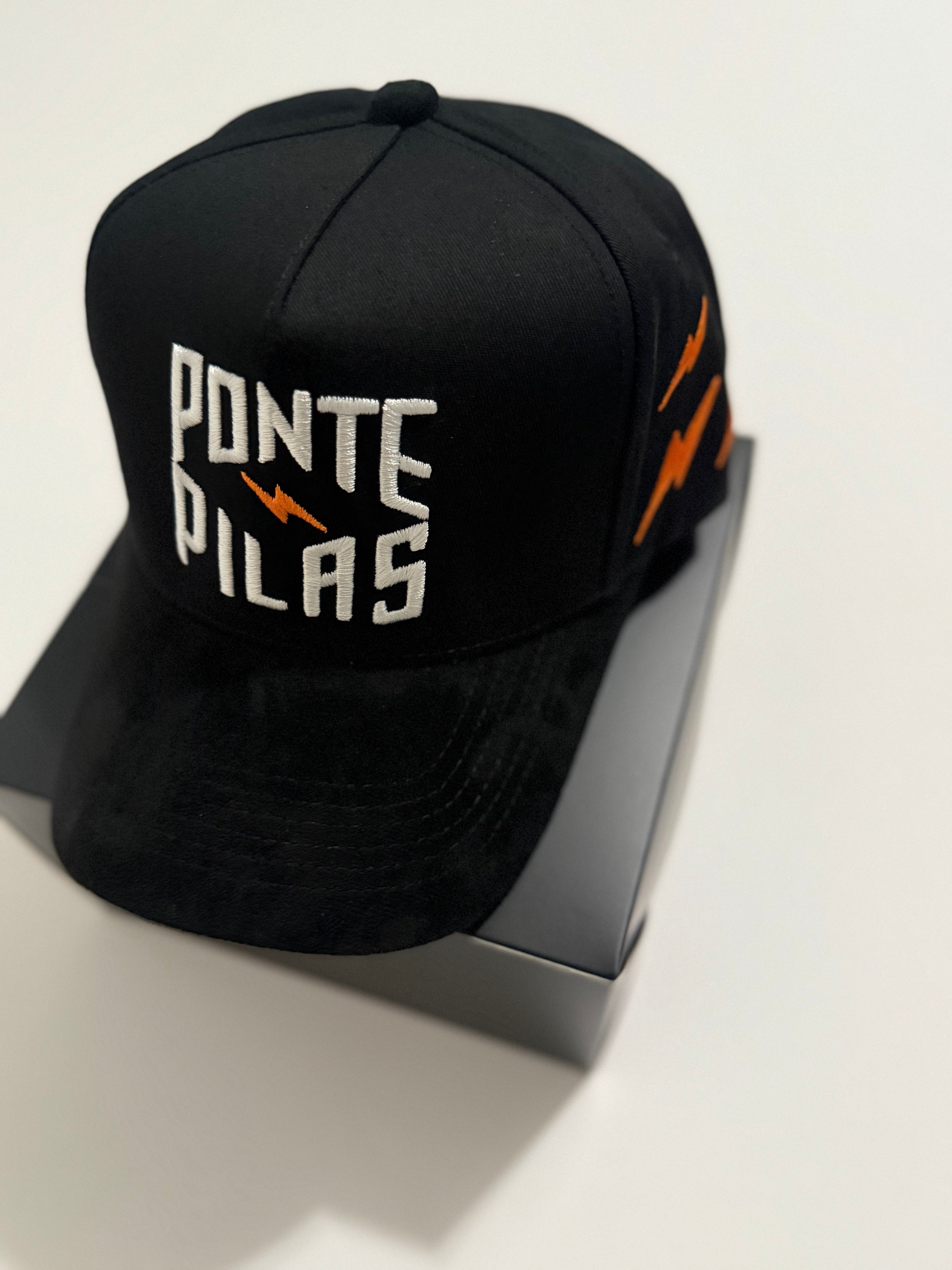 Ponte Pilas ⚡ Classic Black Snapback