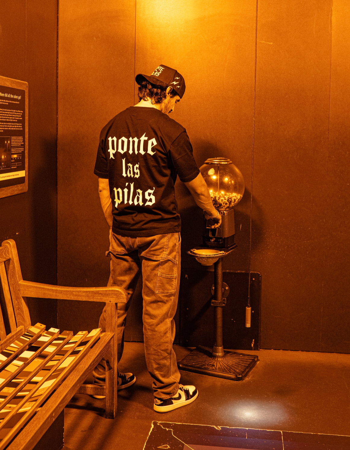 ponte las pilas "LETRA PESADA" shirt